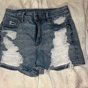 American Eagle Distressed Denim Shorts